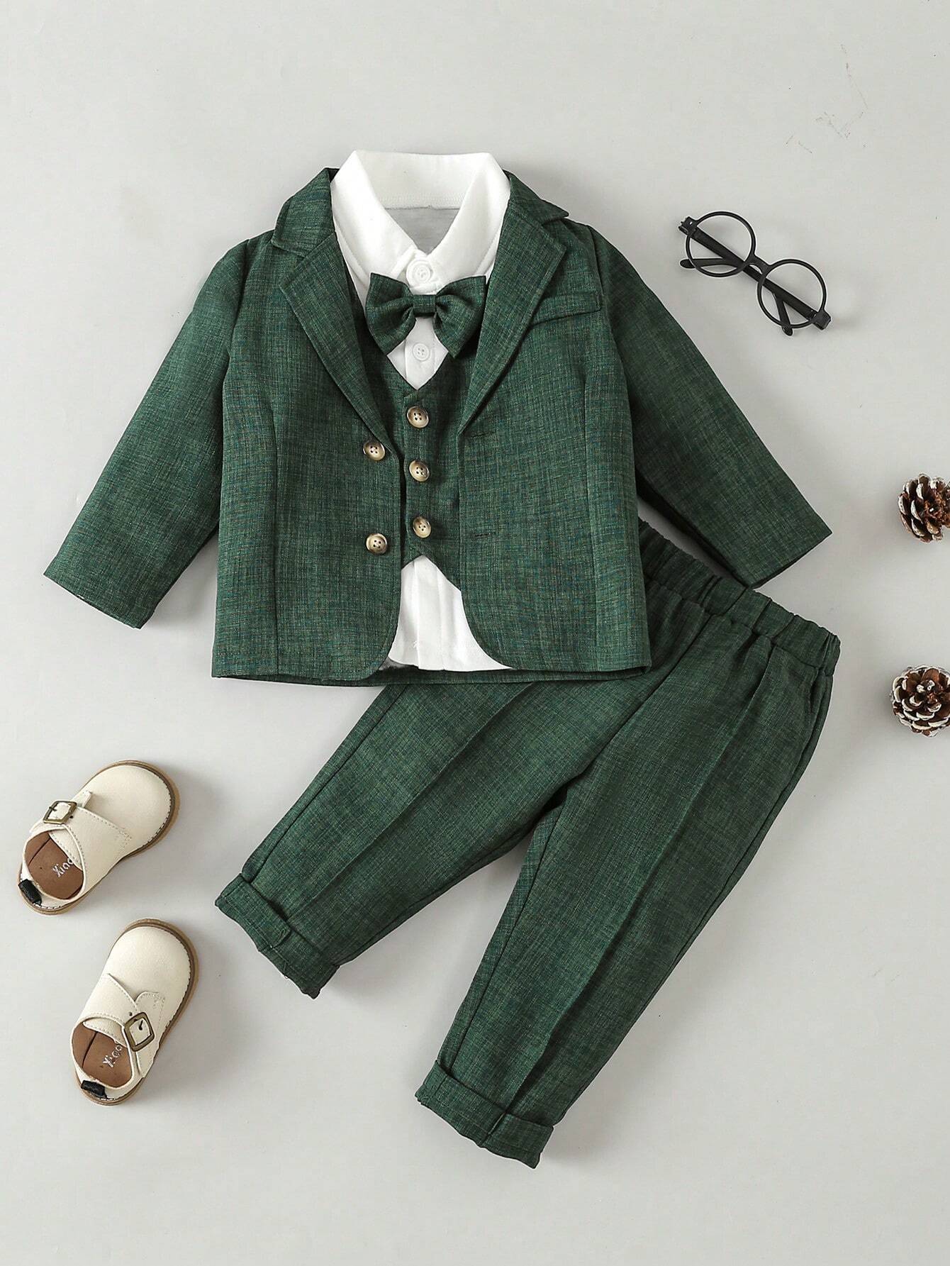 Glamorique Kids Baby Boys' Gentleman Suit Multicolor