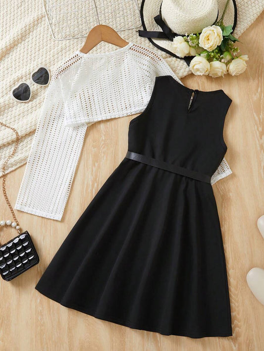Solid Color Outfit Set