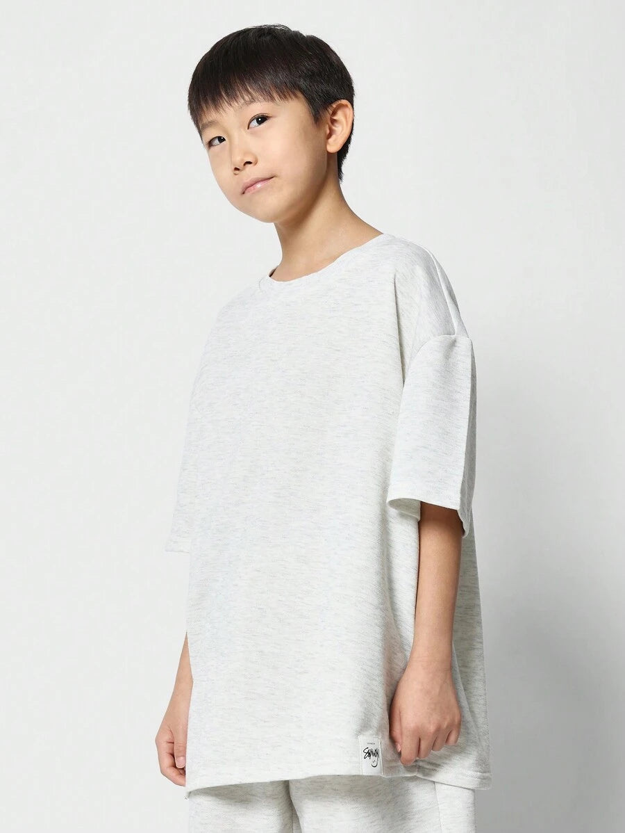 Tween Boys Oversized Fit Tee And Short