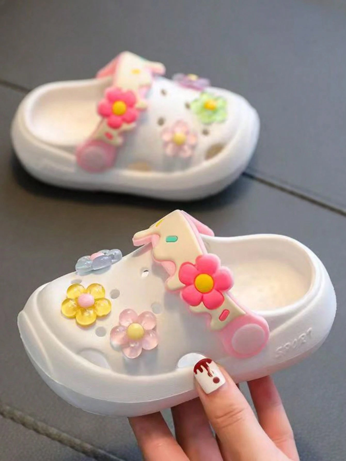 Children's Slippers Fashion Cute Flower Girl Sandals