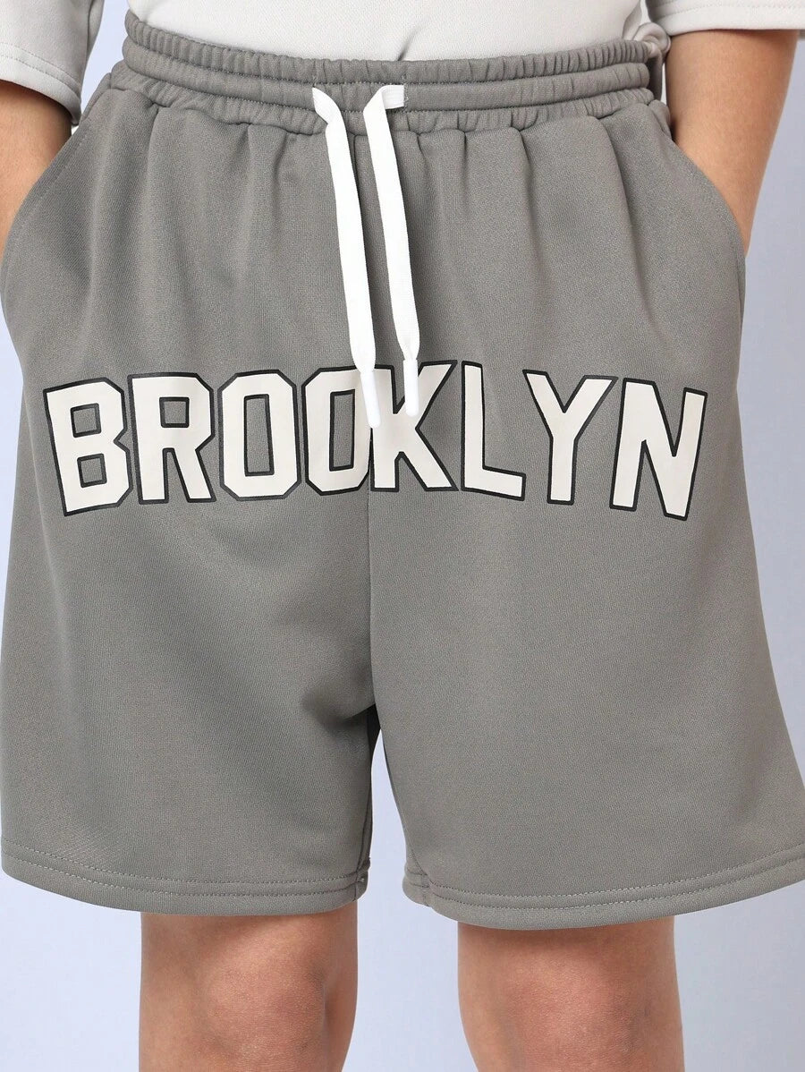 Youth Athletic Casual Nyc Brooklyn Two-Piece Set