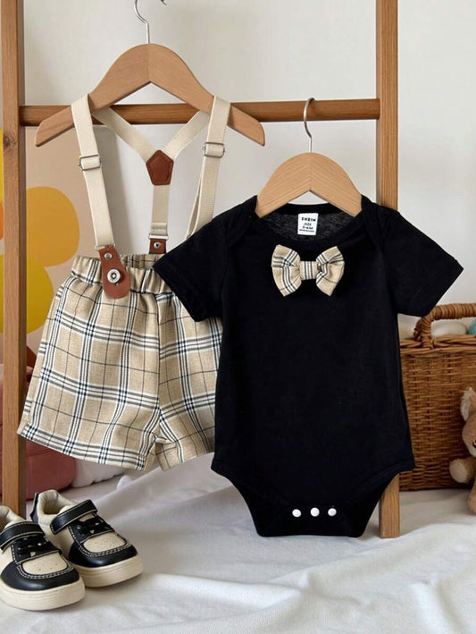 Baby Boys Casual Gentleman Outfit Multicolor