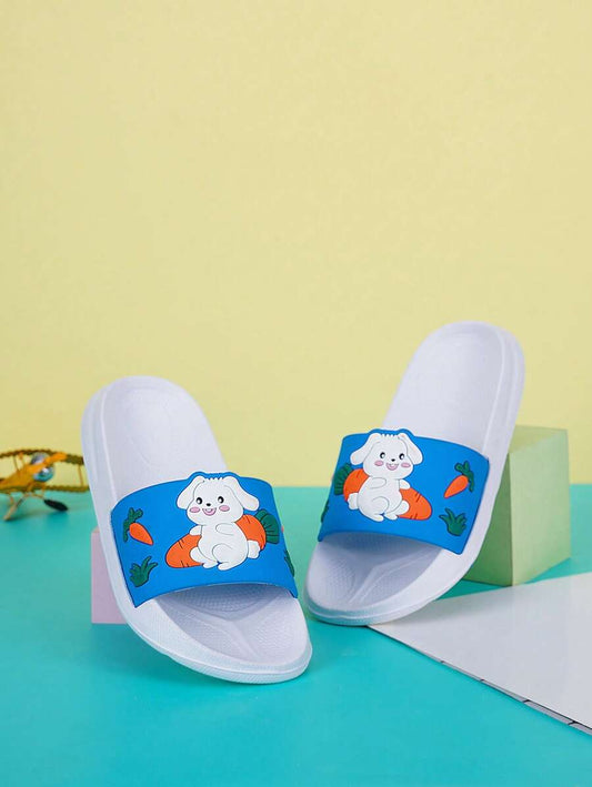 1 Pair Cute Cartoon Design Kids Boys' Casual Comfortable Lightweight Slippers