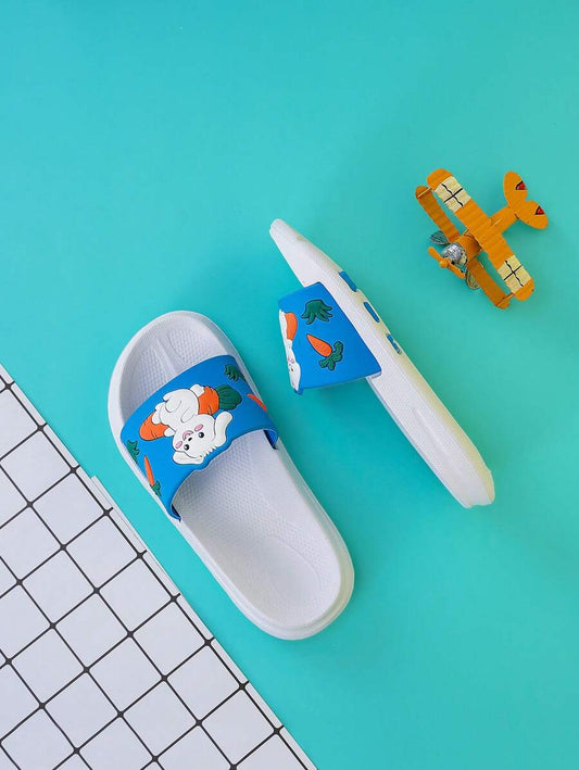 1 Pair Cute Cartoon Design Kids Boys' Casual Comfortable Lightweight Slippers