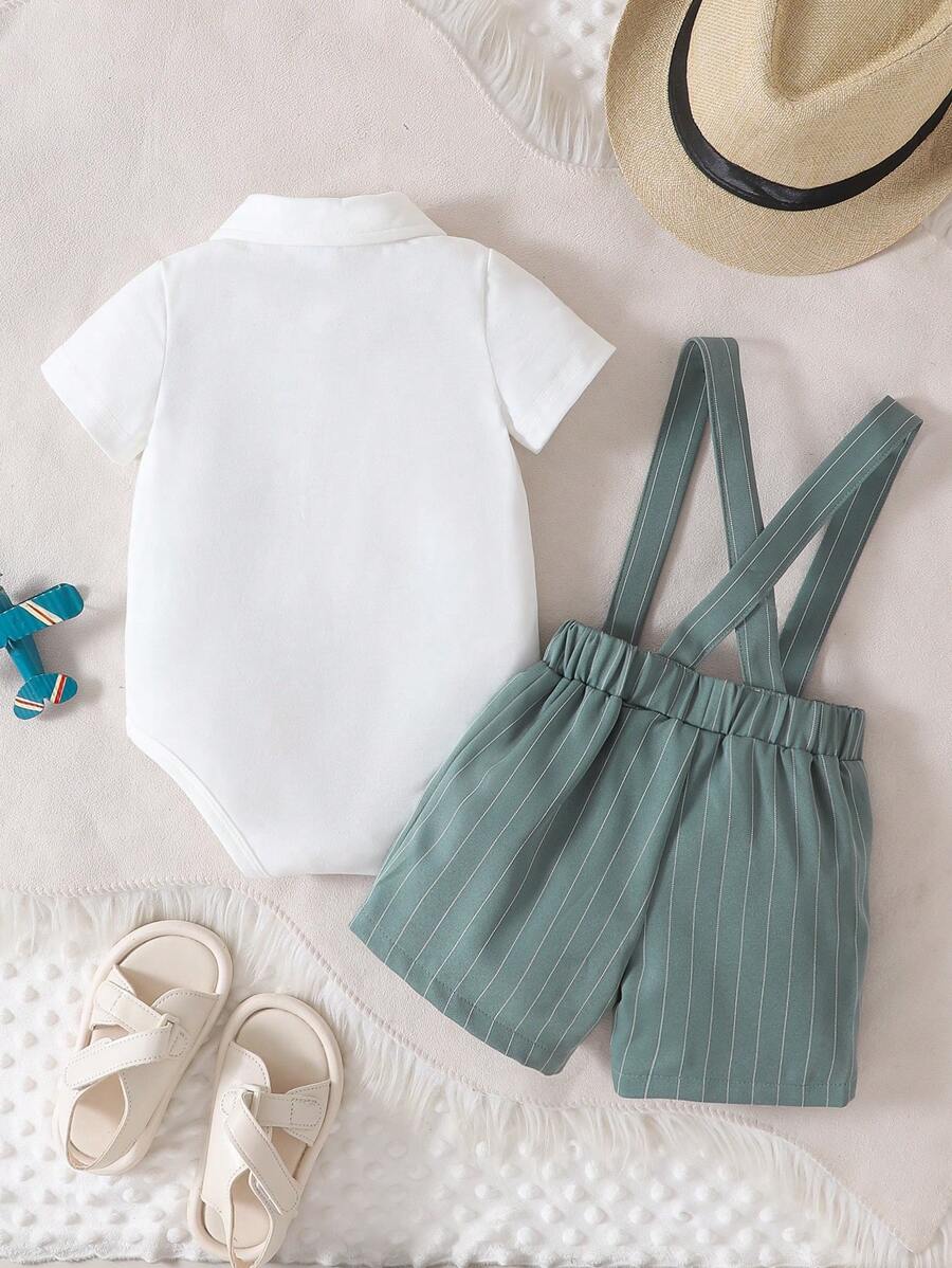 2pcs Baby Boy Gentleman Outfit