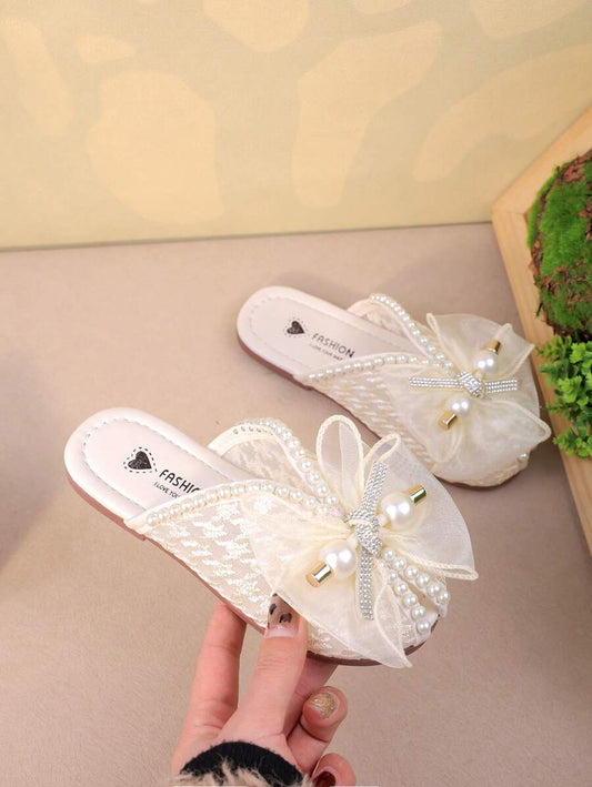 Girls Lace Breathable Open-Toe Sandals