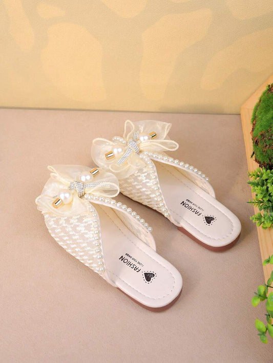 Girls Lace Breathable Open-Toe Sandals