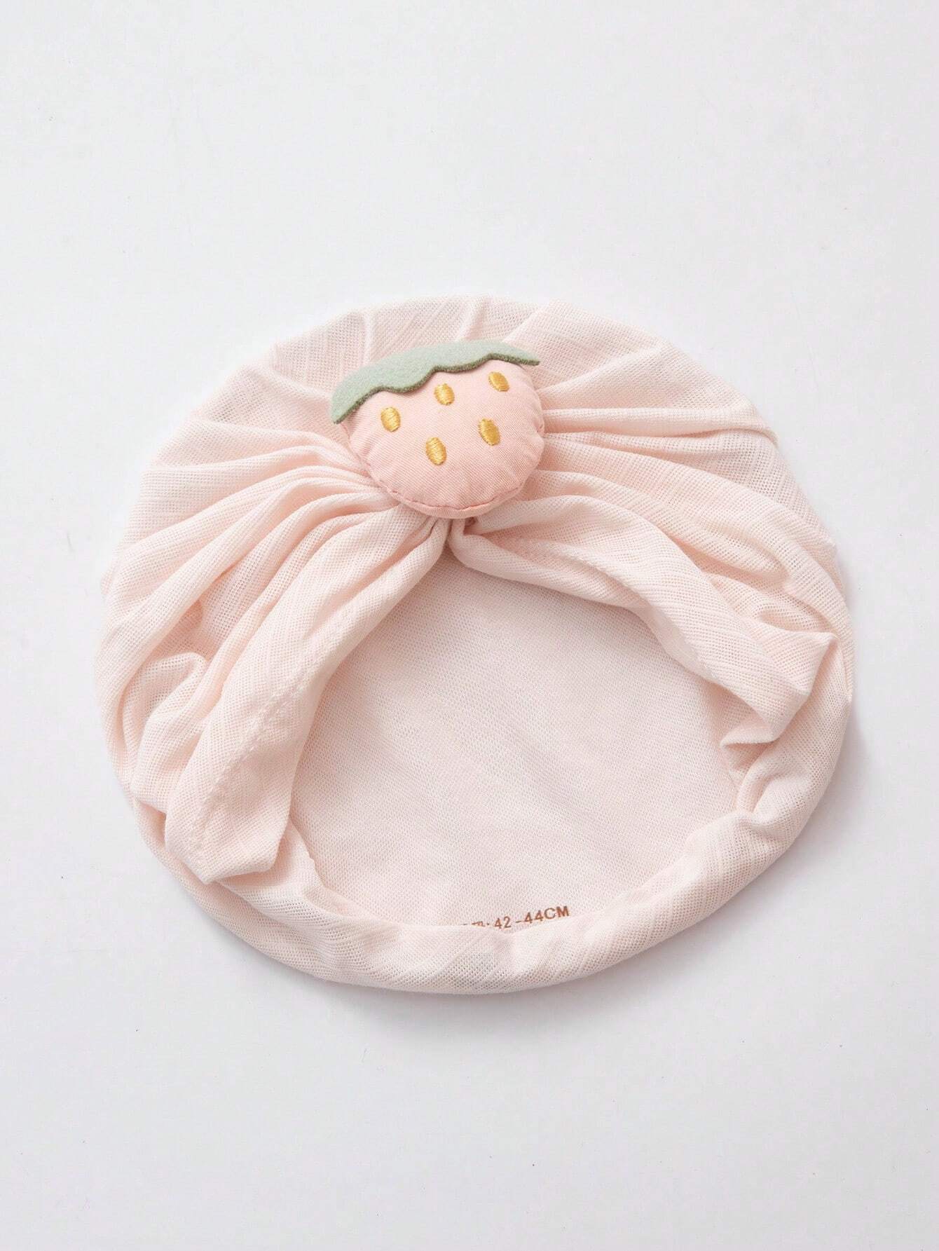 1pc Baby Strawberry Decor Head Wrap For Daily Life